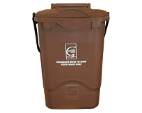 Brown food bin