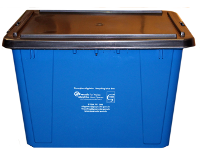 Blue recycling box